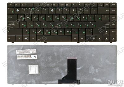 Лот: 17249587. Фото: 1. Клавиатура ASUS K42 (RU) черная... Клавиатуры для ноутбуков