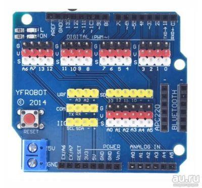 Лот: 17913621. Фото: 1. Плата расширения для Arduino Uno... Микроконтроллеры