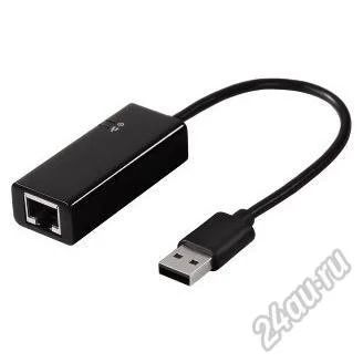 Лот: 5542104. Фото: 1. Сетевая карта LAN USB Hama H-49244... Сетевые карты