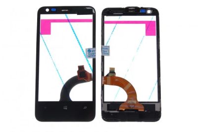 Лот: 6982022. Фото: 1. Тачскрин Nokia 620 Lumia с рамкой... Дисплеи, дисплейные модули, тачскрины