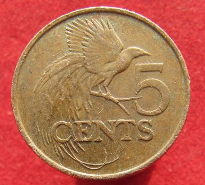 Лот: 15390576. Фото: 1. Тринидад и Тобаго 5 центов, 1996г. Остальные страны