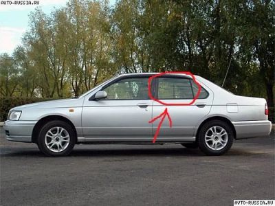 Лот: 8422542. Фото: 1. Ниссан блюберд стекло задней левой... Кузов