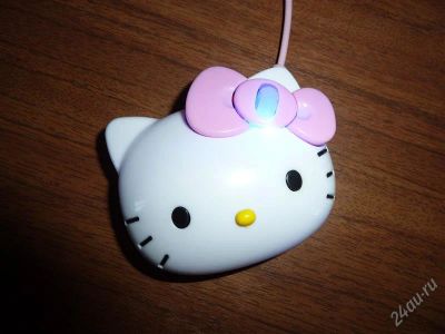 Лот: 1114685. Фото: 1. Мышка Hello Kitty. Клавиатуры и мыши