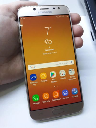Лот: 11255831. Фото: 1. Samsung Galaxy J7 2017 SM-J730F... Смартфоны