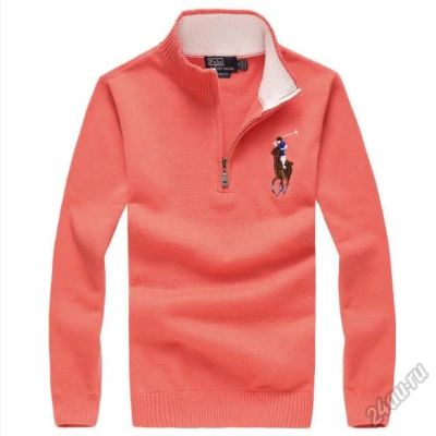 Лот: 5966676. Фото: 1. Кофта Polo коралл 48 р-р. Свитеры, толстовки, худи