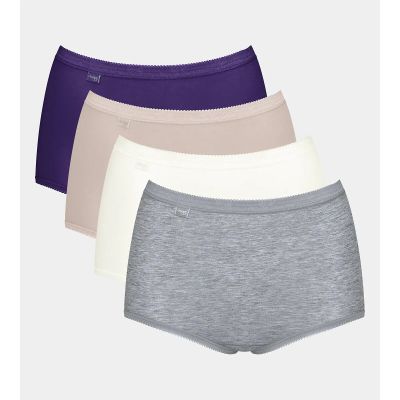 Лот: 24173121. Фото: 1. Комплект из 4 трусов-макси, Basic... Нижнее бельё