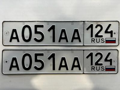 Лот: 21172992. Фото: 1. гос номер А 051 АА 124. Госномера