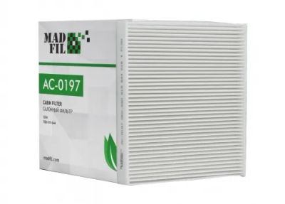 Лот: 21118392. Фото: 1. Фильтр салонный Madfil AC-0197C. Расходные материалы