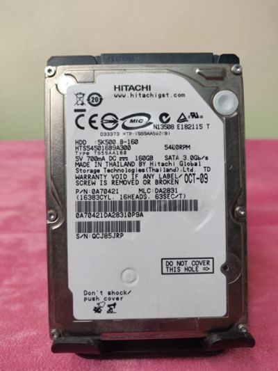 Лот: 23351346. Фото: 1. HDD 250 Gb/Seagate/Sata/2,5"/5400... Жёсткие диски (HDD)