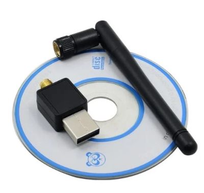 Лот: 9278679. Фото: 1. адаптер USB WI-FI с антенной 5dB... WiFi, Bluetooth адаптеры