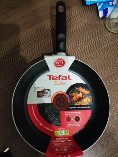 Лот: 18667259. Фото: 1. Сковорода Tefal, новая с рубля... Сковороды и сотейники
