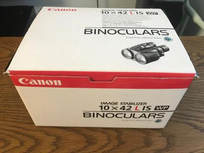 Лот: 8760067. Фото: 1. Canon 10x42L IS WP. Бинокли