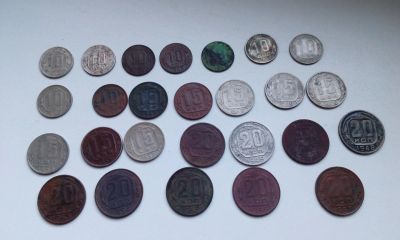 Лот: 16956789. Фото: 1. Погодовка медно-никелевых монет... Наборы монет