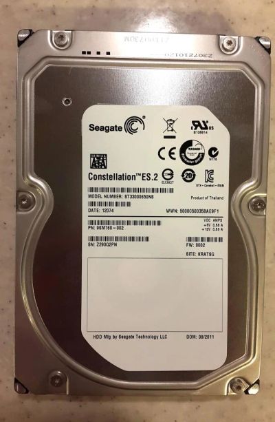 Лот: 11038777. Фото: 1. Жесткий диск HDD 3.5" Seagate... Жёсткие диски (HDD)