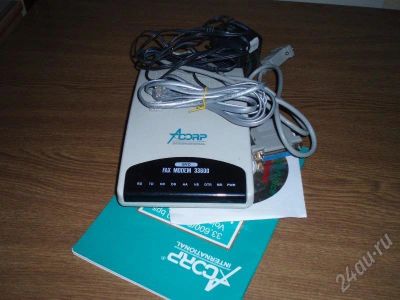 Лот: 23689. Фото: 1. Модем Dial-Up, телефонный, Acorp-336EMS. Проводные модемы