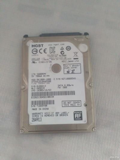 Лот: 17732340. Фото: 1. Жёсткий диск HDD 1 Tb SATA III... Жёсткие диски (HDD)