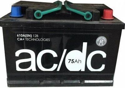 Лот: 17918682. Фото: 1. Аккумулятор AC/DC 6СТ-75 АЗ L... Аккумуляторы