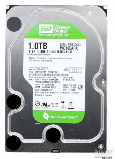 Лот: 13339140. Фото: 1. Жесткий диск для компьютера: WD... Жёсткие диски (HDD)