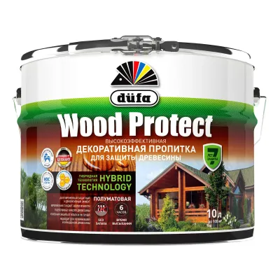 Лот: 20364220. Фото: 1. Пропитка düfa WOOD Protect для... Краски, лаки, растворитель