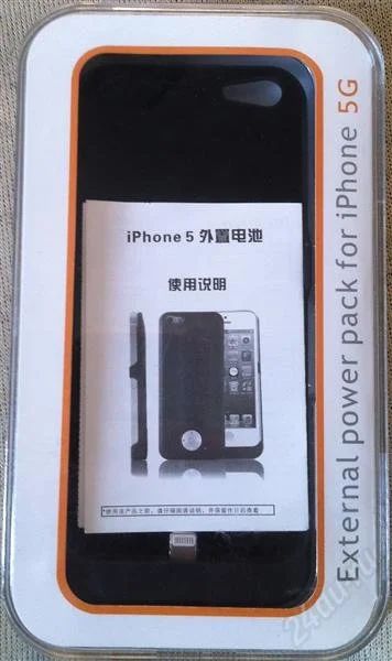 Лот: 2497852. Фото: 1. iPhone 5 External power pack... Аккумуляторы