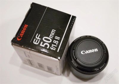 Лот: 2317963. Фото: 1. CANON EF 50 mm f/1.8 II. Объективы