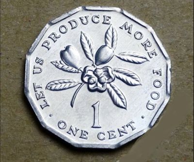 Лот: 18416748. Фото: 1. Ямайка 1 цент 1975 UNC из ролла... Америка