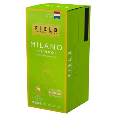 Лот: 24525420. Фото: 1. Кофе в капсулах Field Milano Lungo... Чай, кофе, какао