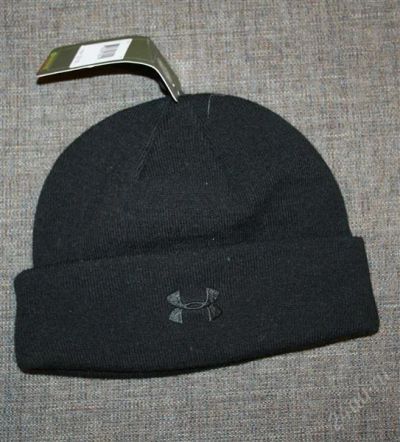 Лот: 1305868. Фото: 1. Шапка Under armour Black. Головные уборы
