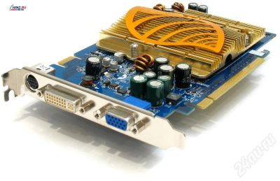 Лот: 200701. Фото: 1. Geforce 6600 256МБ PCI-E. Видеокарты