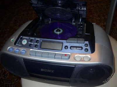 Лот: 745148. Фото: 1. Продам магнитофон Sony СFD-S03CP... Музыкальные центры, магнитолы