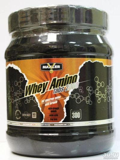 Лот: 8710017. Фото: 1. Whey Amino Tabs 2000 от Maxler... Спортивное питание, витамины