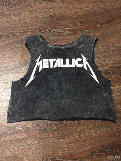 Лот: 16862789. Фото: 1. Женский топ Metallica Pull and... Футболки, топы и майки
