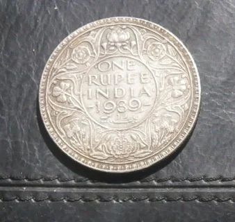 Лот: 17994398. Фото: 1. Британская Индия 1 рупия 1939... Азия
