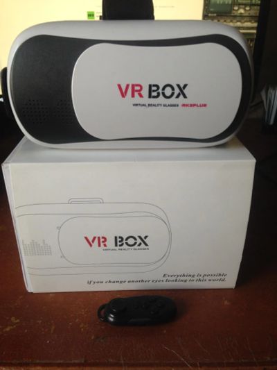 Лот: 7679020. Фото: 1. VR BOX 2 + пульт (очки виртуальной... Очки, шлемы виртуальной реальности