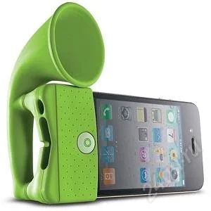 Лот: 1133518. Фото: 1. Граммофон Horn Stand для Apple... Другое (смартфоны, связь, навигация)