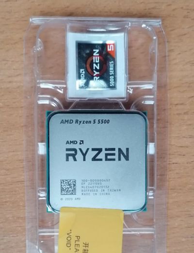 Лот: 21169968. Фото: 1. Процессор AMD Ryzen 5 5500 (новый... Процессоры