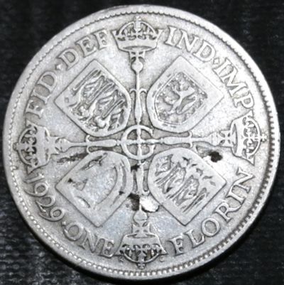 Лот: 14833891. Фото: 1. Великобритания. Флорин. 1929 год... Остальные страны