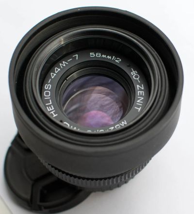 Лот: 5159401. Фото: 1. Гелиос 44м-7 (Nikon F c бесконечностью... Объективы