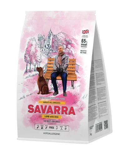 Лот: 15026709. Фото: 1. Savarra для собак всех пород ягненок... Корма