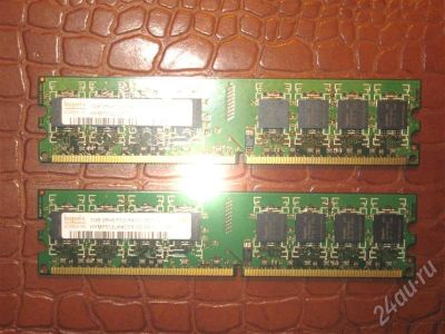 Лот: 711155. Фото: 1. DDR-II 1gb pc2-6400u - CL5 - Hynix... Оперативная память