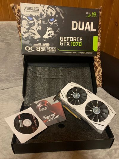 Лот: 16963289. Фото: 1. GeForse GTX 1070 (дешевле рынка... Видеокарты