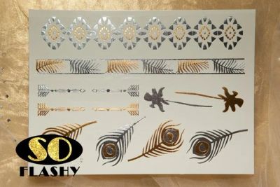 Лот: 5363765. Фото: 1. Флэш тату, Flash tattoo, металлические... Другое (красота и здоровье)