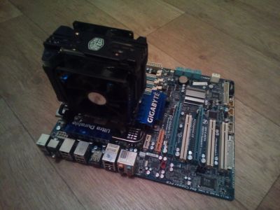 Лот: 12750219. Фото: 1. МП Gigabyte GA-EX58-UD4 + Xeon... Материнские платы