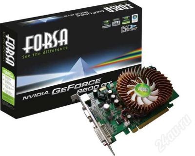 Лот: 287566. Фото: 1. nVidia 256MB GeForce 8600GT Forsa. Видеокарты