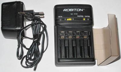 Лот: 9213110. Фото: 1. зарядное устройство Robiton S100... Аккумуляторы, зарядные