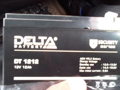 Лот: 19619086. Фото: 1. Аккумулятор DELTA DT1212. Солнечные батареи