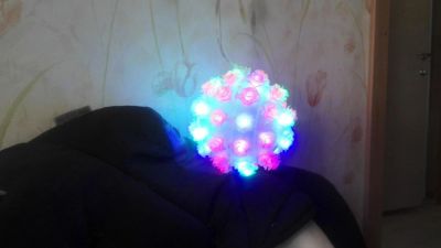 Лот: 9913831. Фото: 1. шар гирлянда. Гирлянды, шарики, новогодние аксессуары