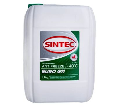 Лот: 20615706. Фото: 1. Антифриз Sintec Euro G11 зеленый... Масла, жидкости