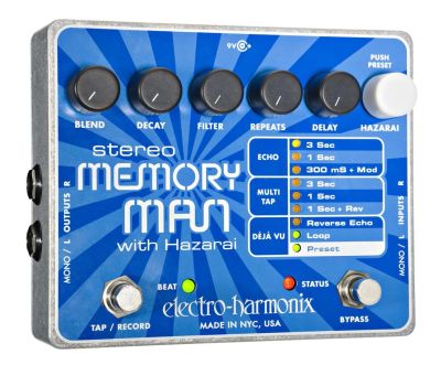 Лот: 7350452. Фото: 1. Electro Harmonix Memory Man with... Гитарные эффекты и комбоусилители