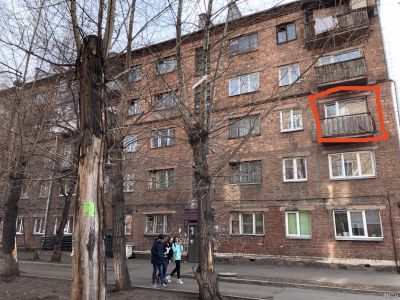 Лот: 13623476. Фото: 1. Продам секционку 17,3 кв.м. Красноярск... Квартиры, студии